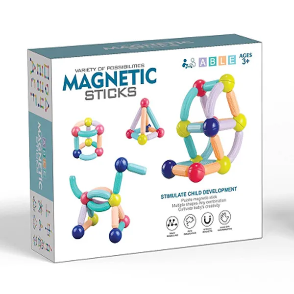 Kids 3D Magnetic Building Block Bar Toys