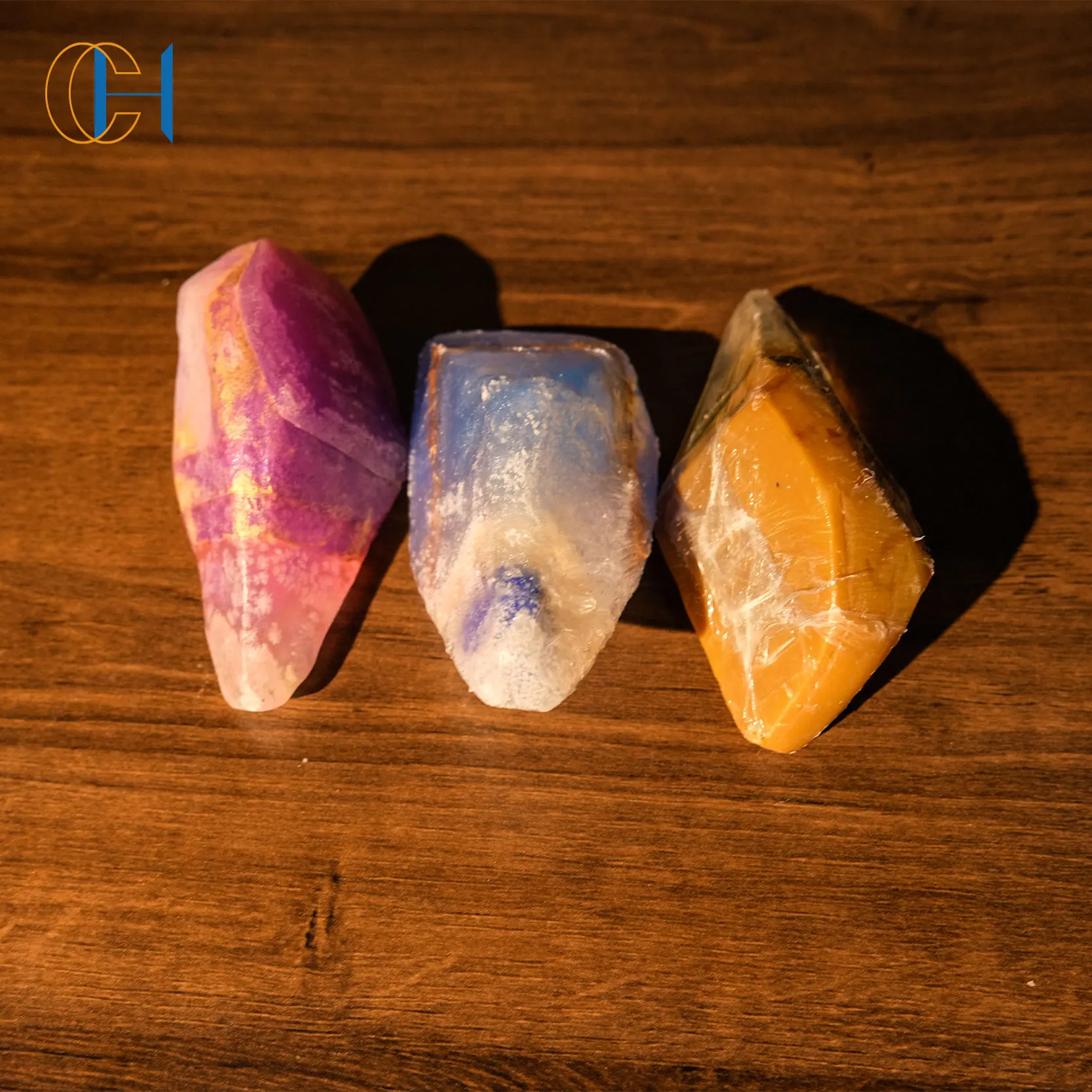 Home Facial Use Theme Custom Gift Set Wedding Gift Diamond Blue Egg Crystal Soap Base Transparent