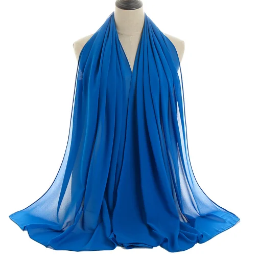 Wholesale Available Plain Premium Chiffon Hijab Malaysian scarf Pearl Chiffon Hijab