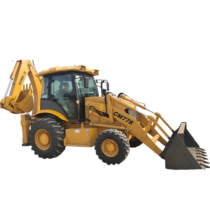  Компактный тракторный экскаватор canmax CM778H отличное качество используется для