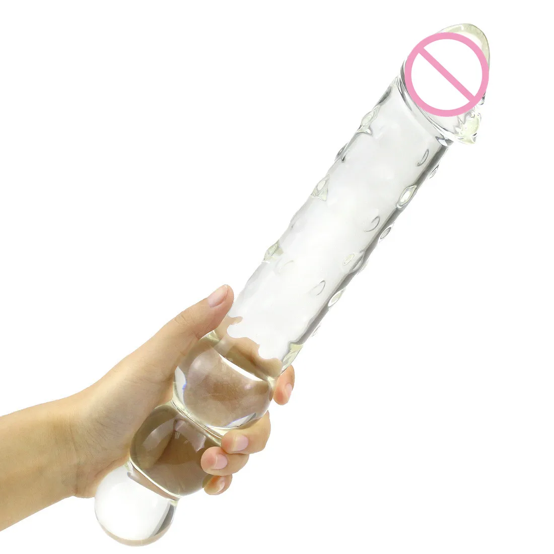 Long Big Glass Dildo for Women Large Glass Massager Toys Sex Glass Vagina Dildo