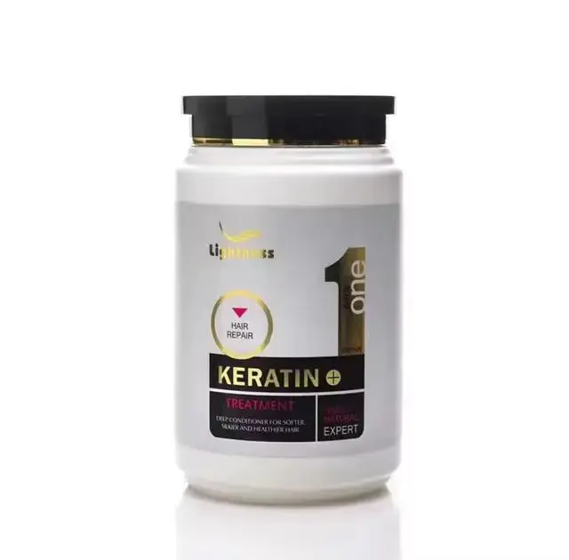 Lightness keratin care one  100% natural expert hair mask deep conditioner hair keratin treatment