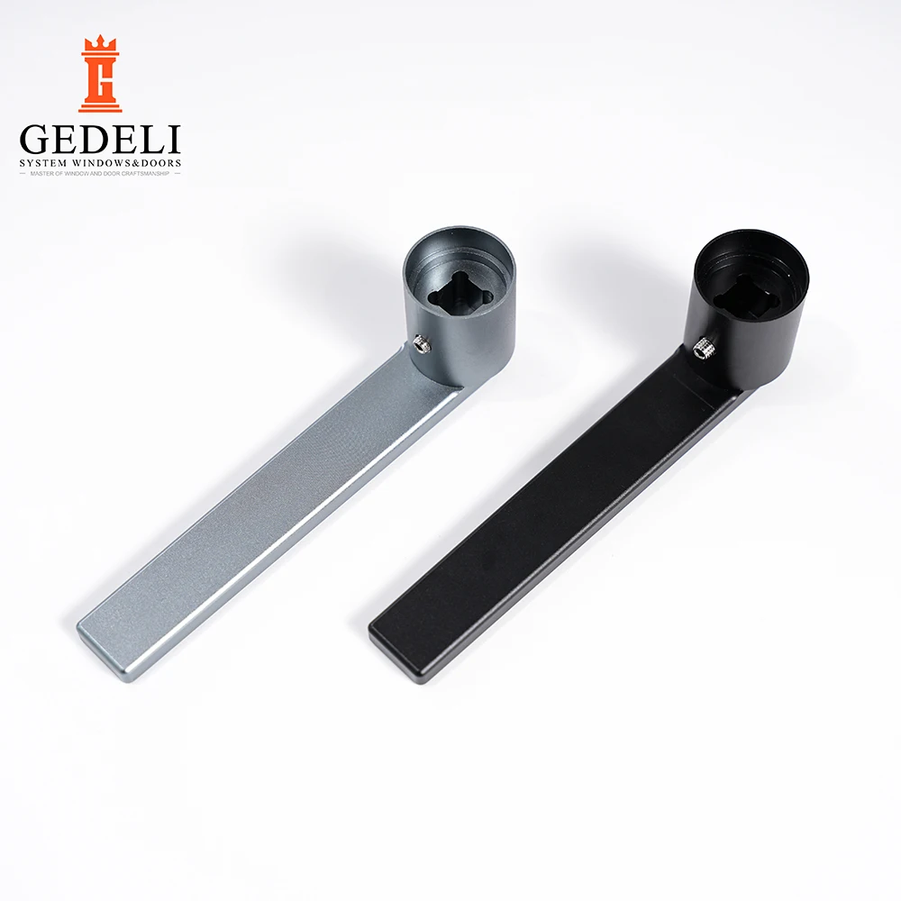 New Arrival Luxury Aluminum Alloy Door Window Handle Casement Push Window Handle Aluminum Alloy Glass Luxury Door Handle