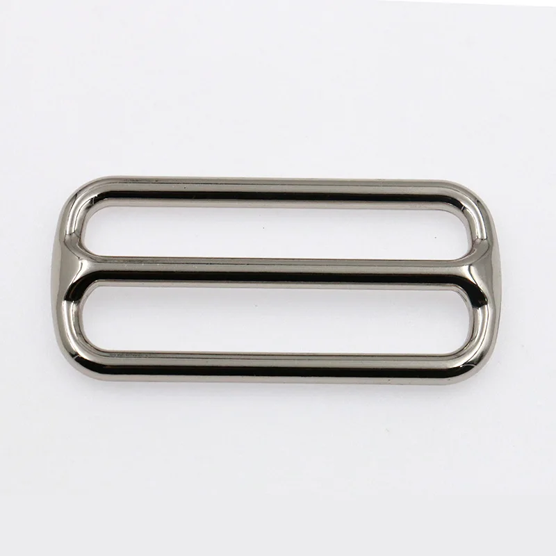 Clothing Hardware 2 Inch 50mm Silver Metal Clasp tri glide adjust Buckles For Belt