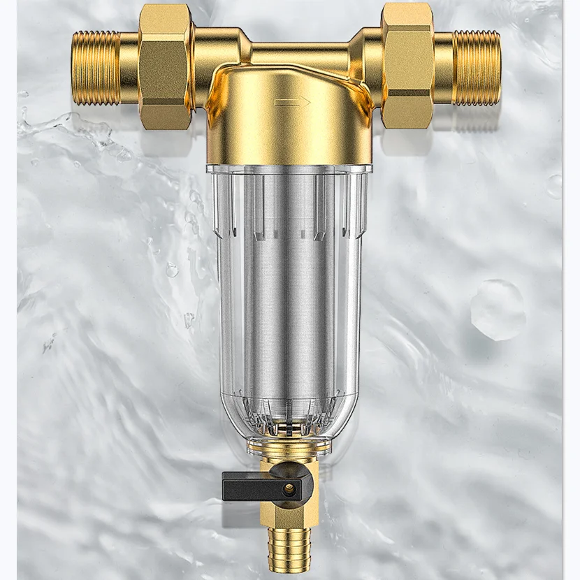 40 Micron Spin Down Reusable Whole House Pre-Filtration Sediment water Filter system OEM