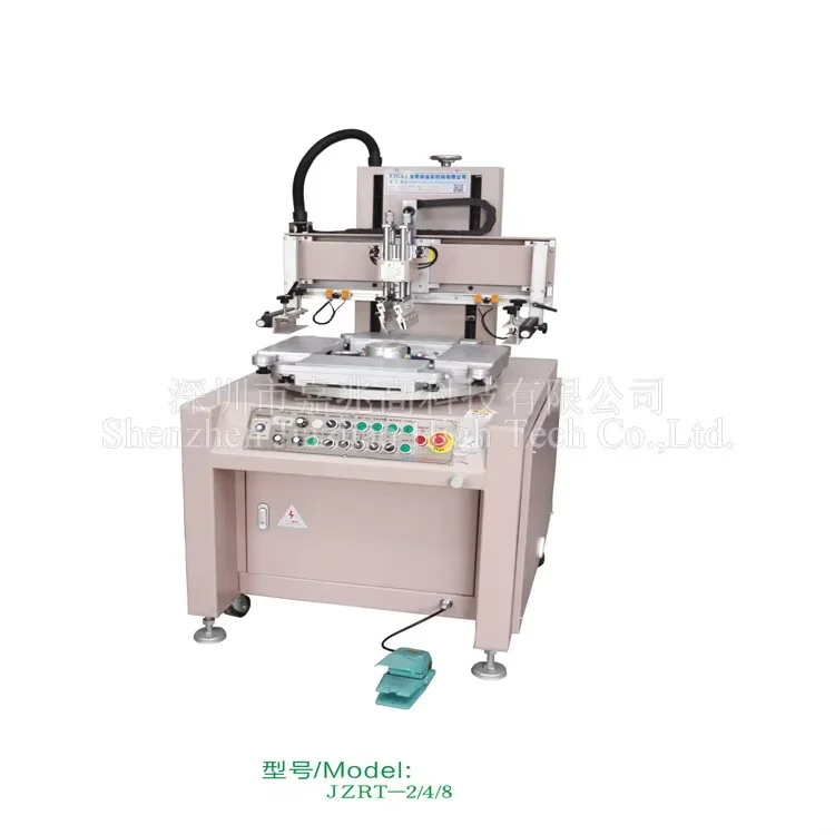 mini Solar cell panel Silk screen printing machine Flatbed Phone Case Keyboard Ribbon Print NonWoven mug curve PVC Plastic Sheet