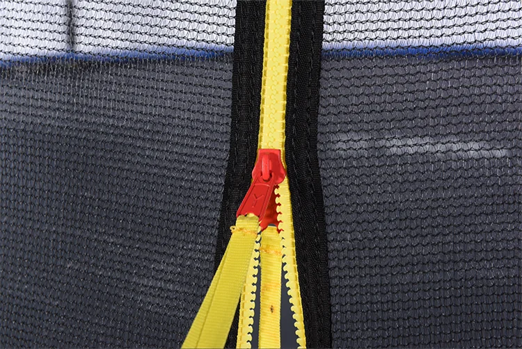 Zoshine 6/8/10/12/14FT Blue Round Outdoor Trampoline Anti-rust Coating Boys Girls Sports Fitness Trampoline