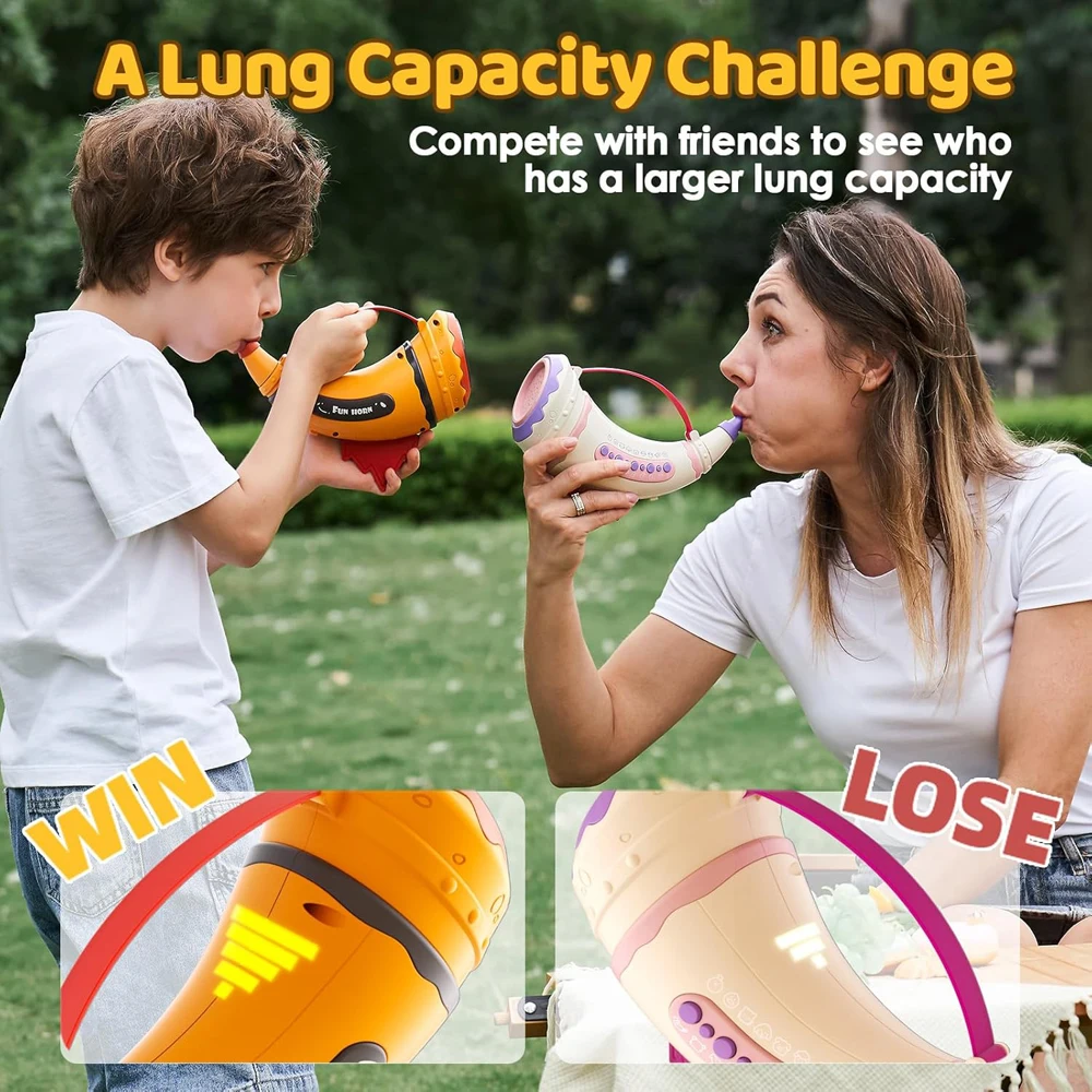 Outdoor discovery animal caller toy kids hunting toy blowing whistle horn with 2 mode 30 kinds of realistic animal sound effects