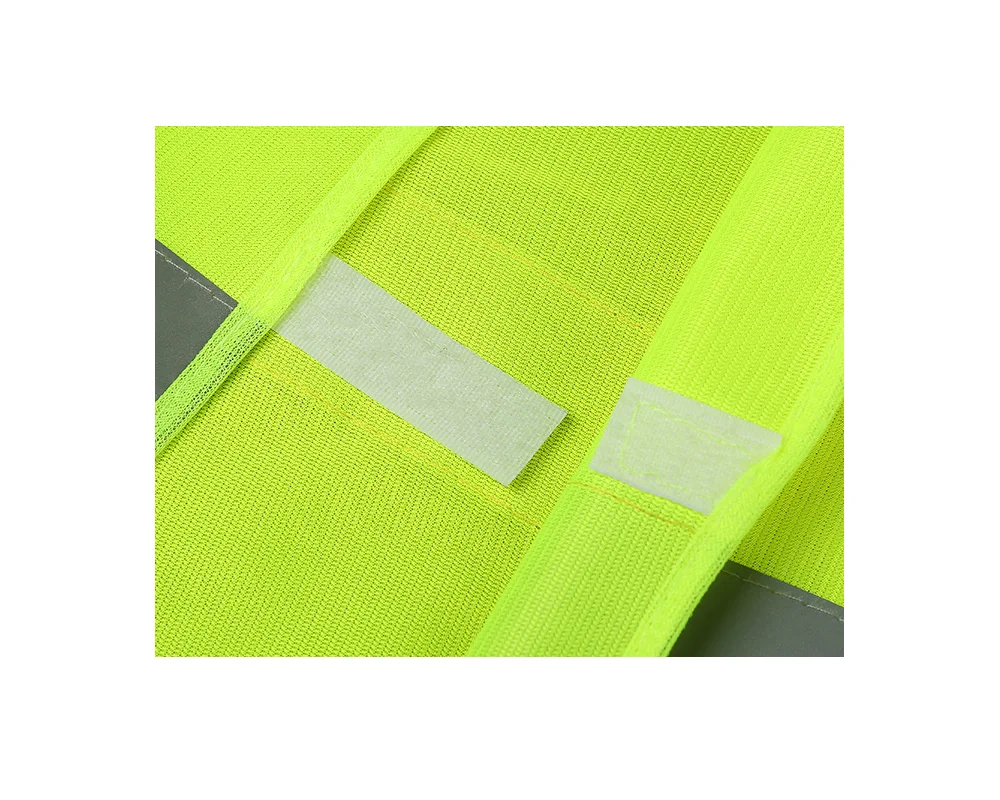Customized Public Yellow And Orange Reflective Mesh 100% Polyester Reflective Jacket High Visibility Reflective Vest Safety Vest