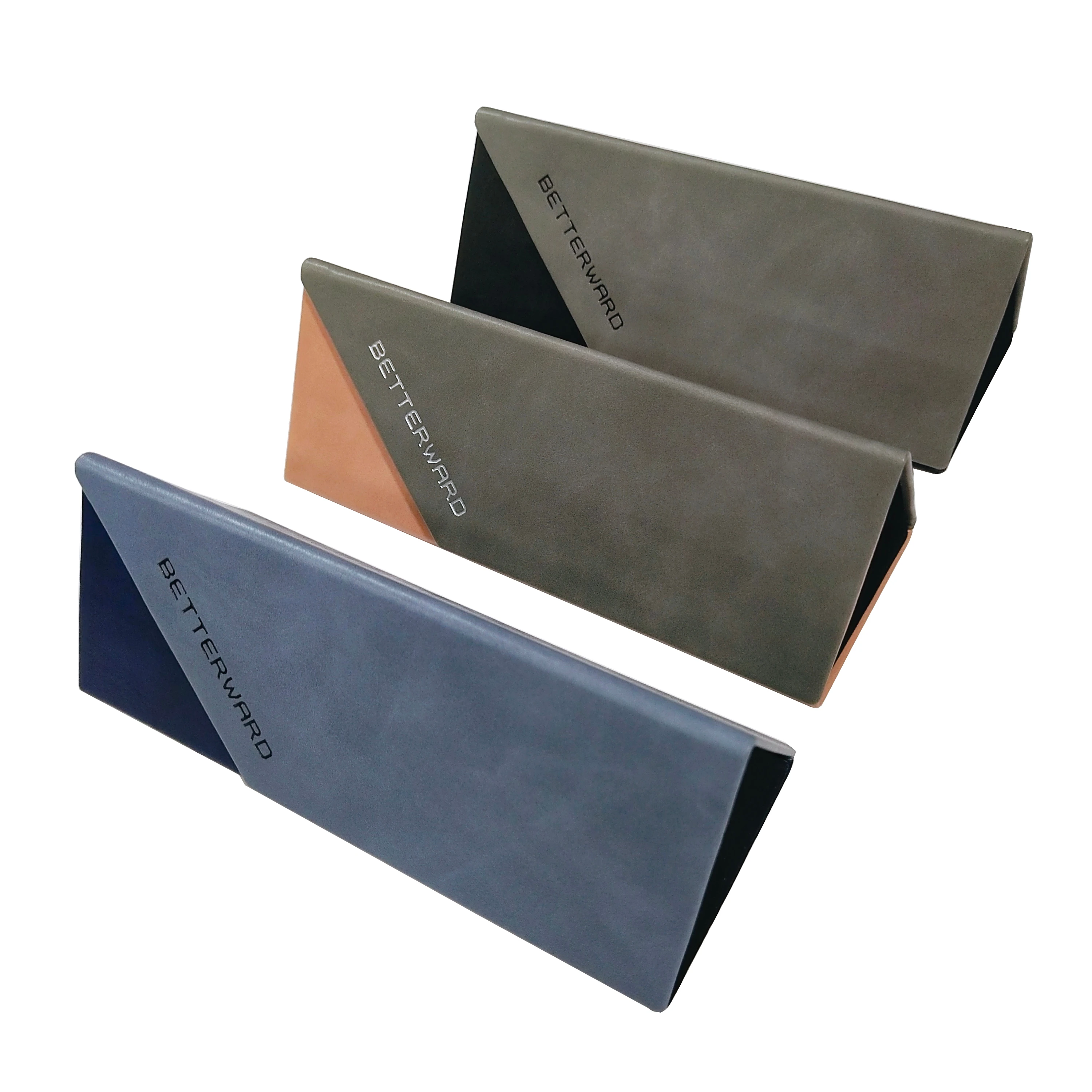 Triangle foldable sunglasses case folding glasses case foldable eyewear case
