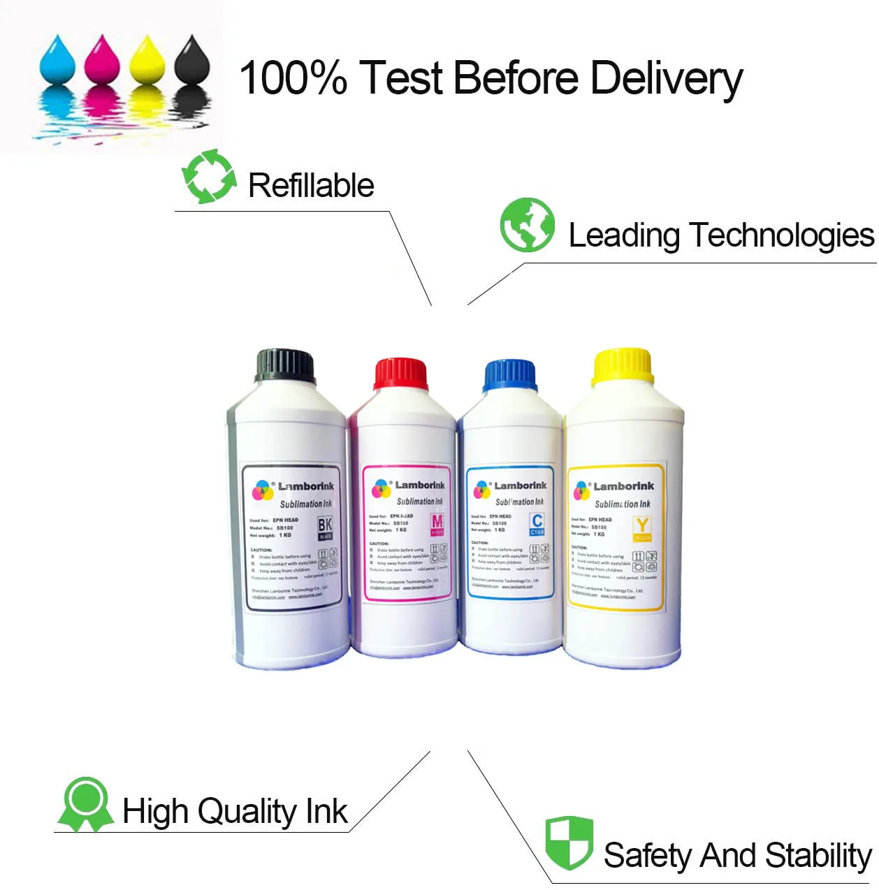 Refill Digital Textile Ink High Quality  For Epson 3880 Ink Printer