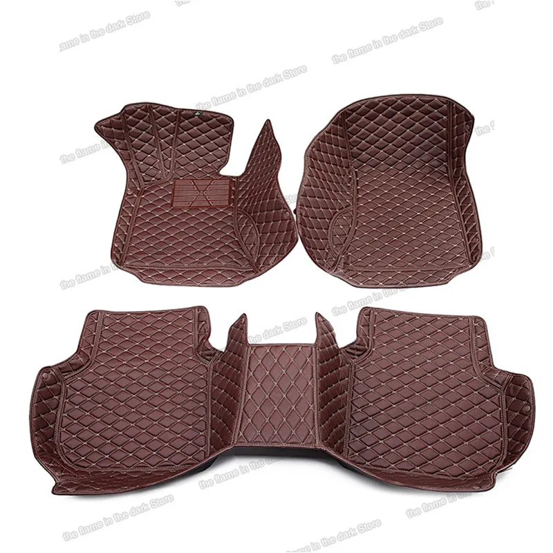 Кожаные автомобильные коврики для toyota rav4 2005 2006 2007 2008 2009 2010 2011 2012 xa30 коврик аксессуары ног rav