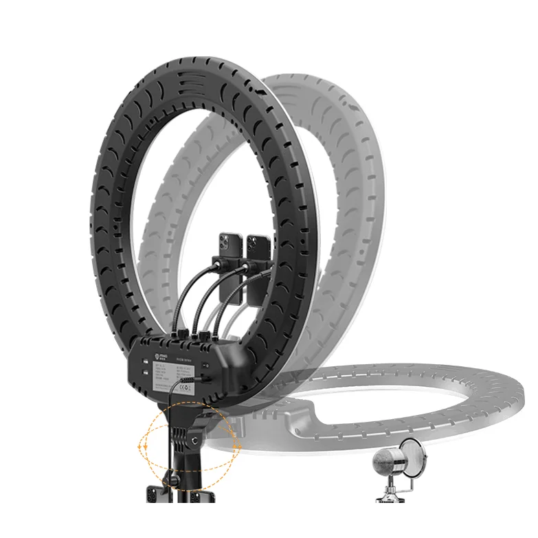 Kaliou 2022 Профессиональный портативный 18 дюймов мобильный телефон светодиодная вспышка для селфи заполнить кольцо света с штатив-Трипод