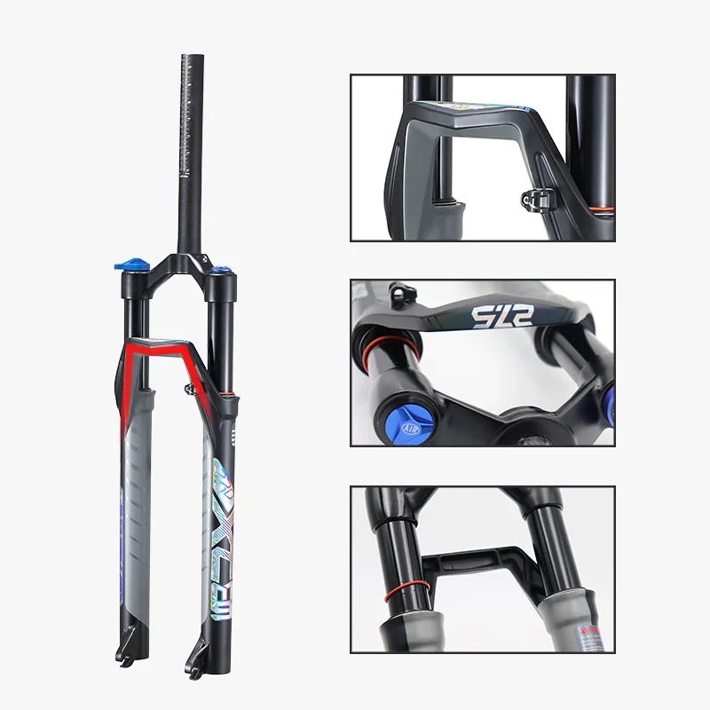  MTB Bicycle Front Fork Suspension Air 27.5/ 29er Inch Mountain Bike 32 RL100mm For