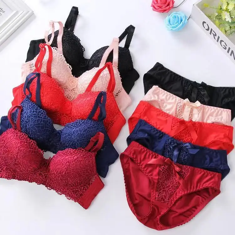 Factory Wholesale High Quality Sexy Underwear Set Sexy Underwear Lace Bra And Panties Suit