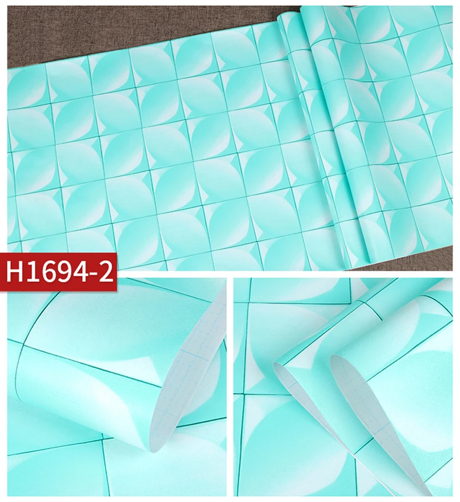 Jinyi H1694 Современная серая синяя фиолетовая зеленая черная ПВХ Виниловая Водонепроницаемая наклейка на обои