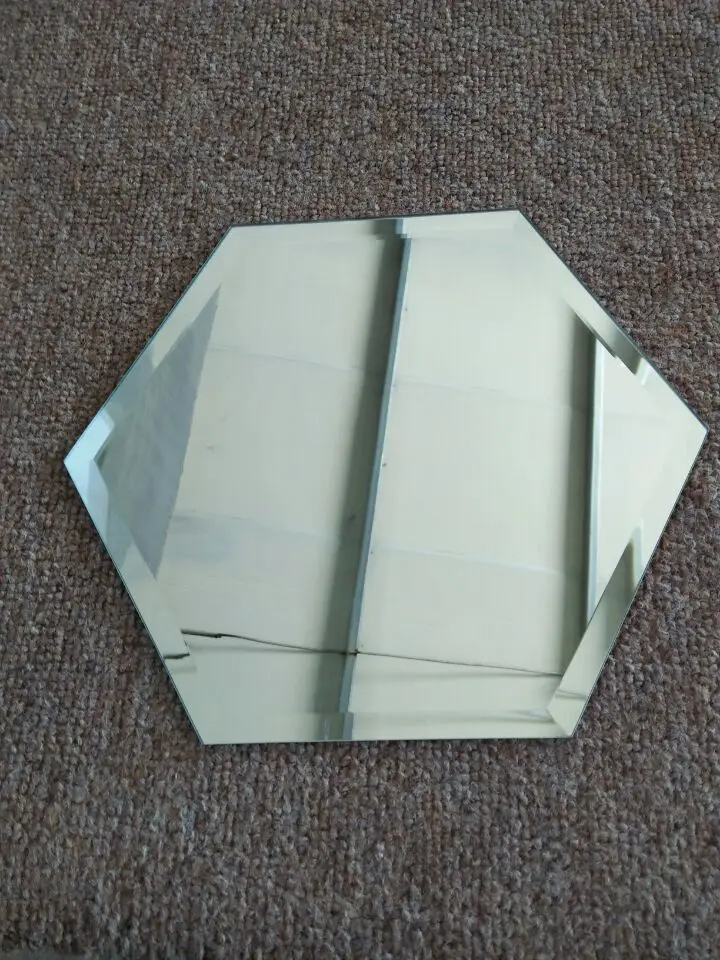 frameless beveled edge glass mirror