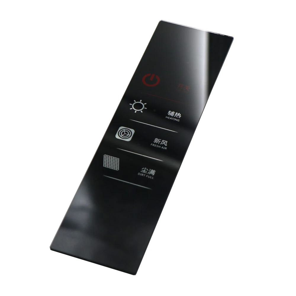 Высококачественная сенсорная панель из закаленного стекла для системы контроля доступа 2 мм