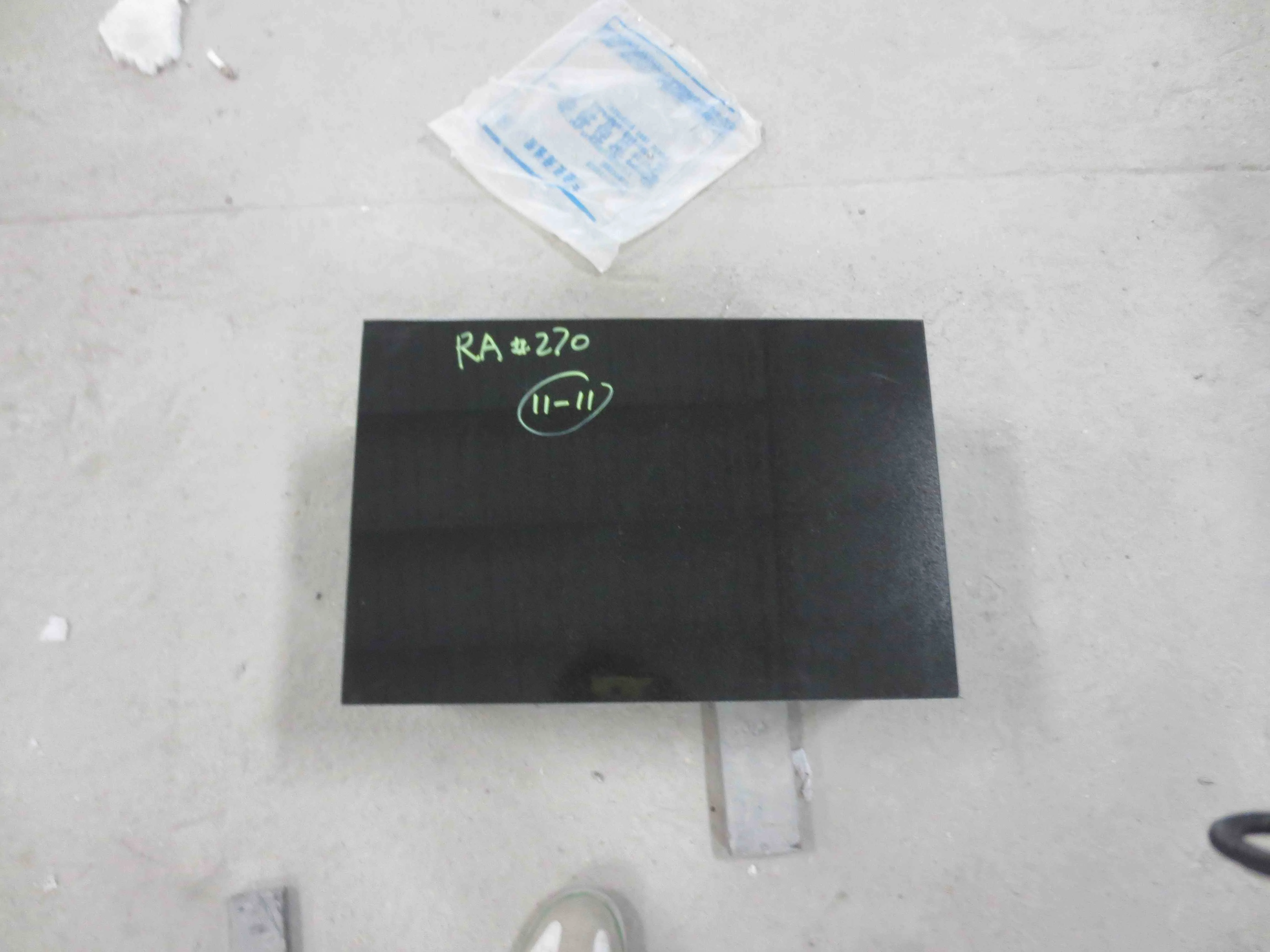 Wholesalers Absolute Black Granite Monumental Tombstone Flats Markers Blank Headstone