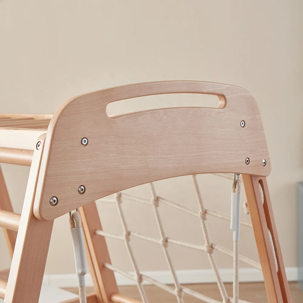 Only B2B Boori Small Indoor Kids Jungle Gym Wood Children Kids Climbing Frame For Toddler