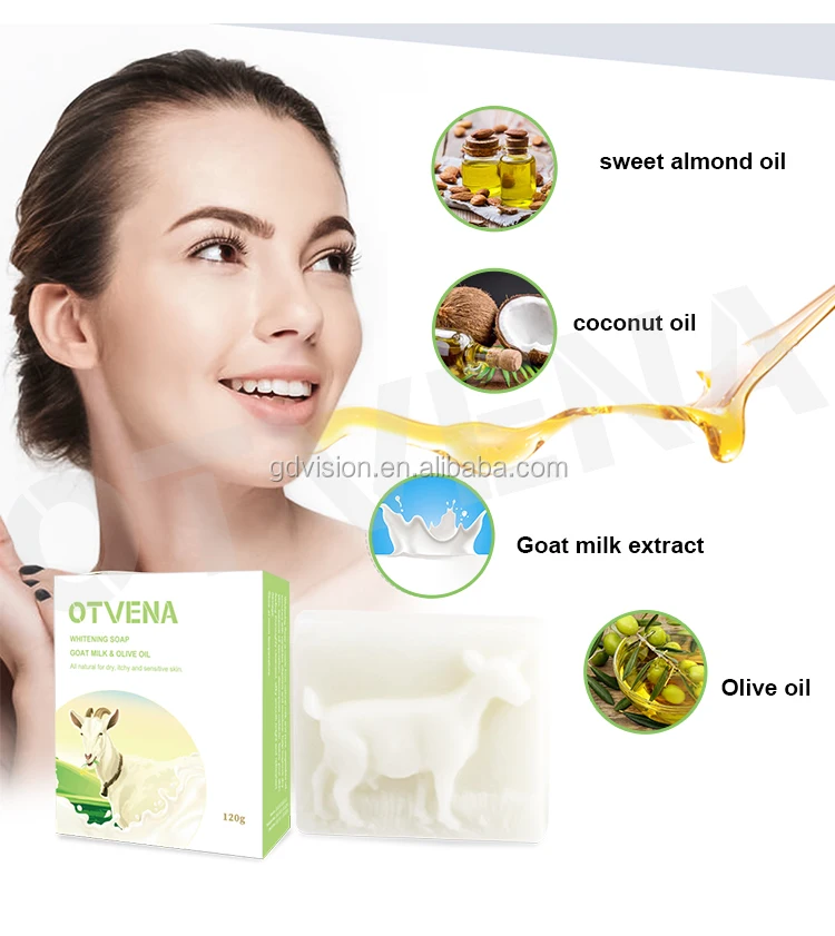 Customized natural skin care set moisturizer goat milk soap whitening soap