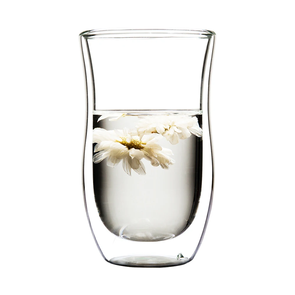 Экологичная Термокружка для кофе с двойными стенками из латте, многоразовая кружка для сока, чая, кофе, стеклянные чашки для мороженого