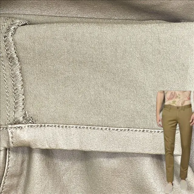 Buy Bulk: Innovative Bengaline Twill Fabric, High Stretch and PU Coated, Suitable for Trendy Cargo Pants