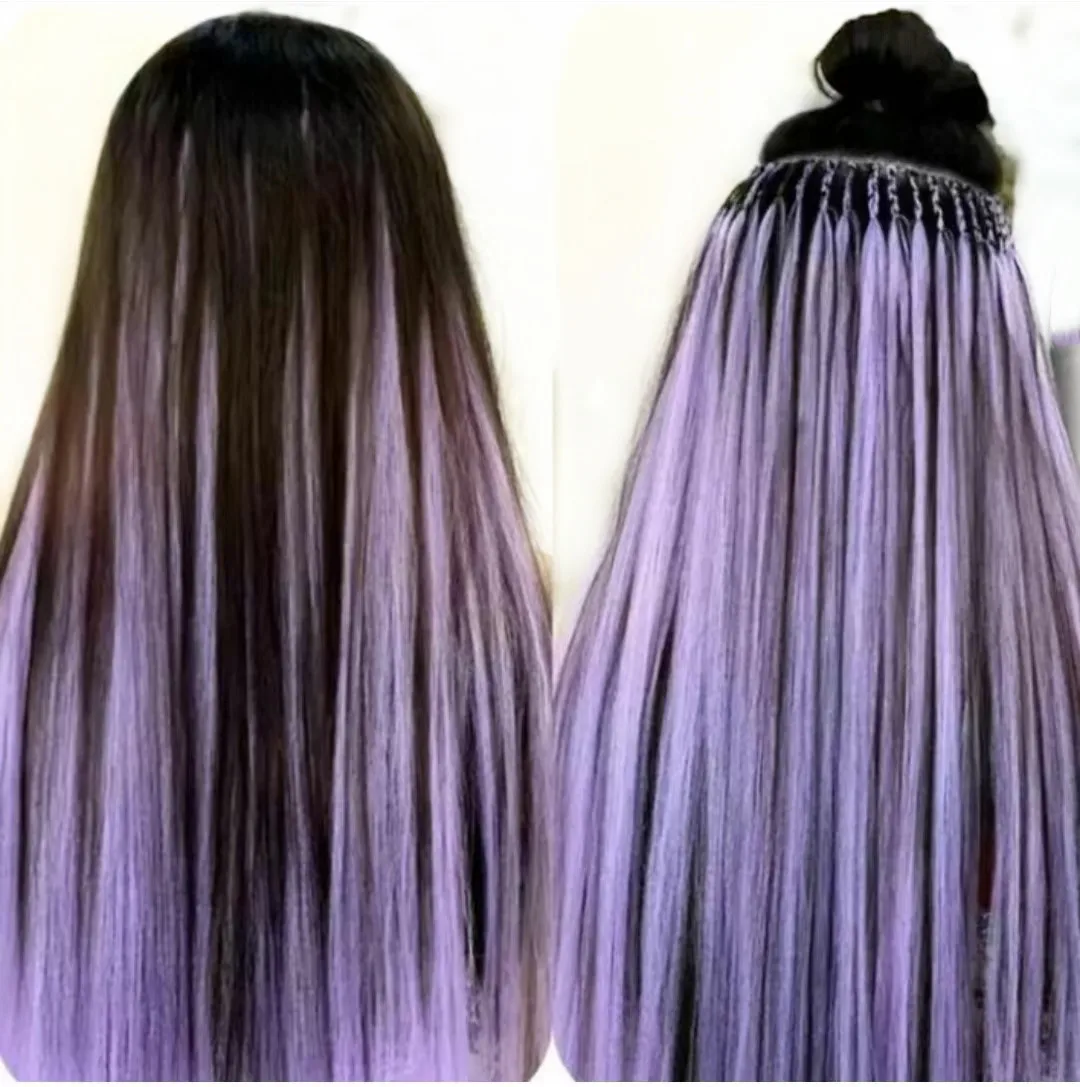 South Korea popular hair extension for braids virgin remy cotton string human hair New type hair extensions in korea