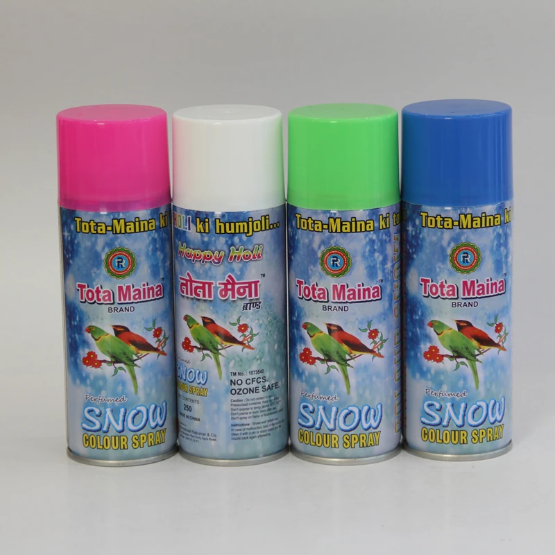 Hot Sale Colorful Snow Spray 250ml