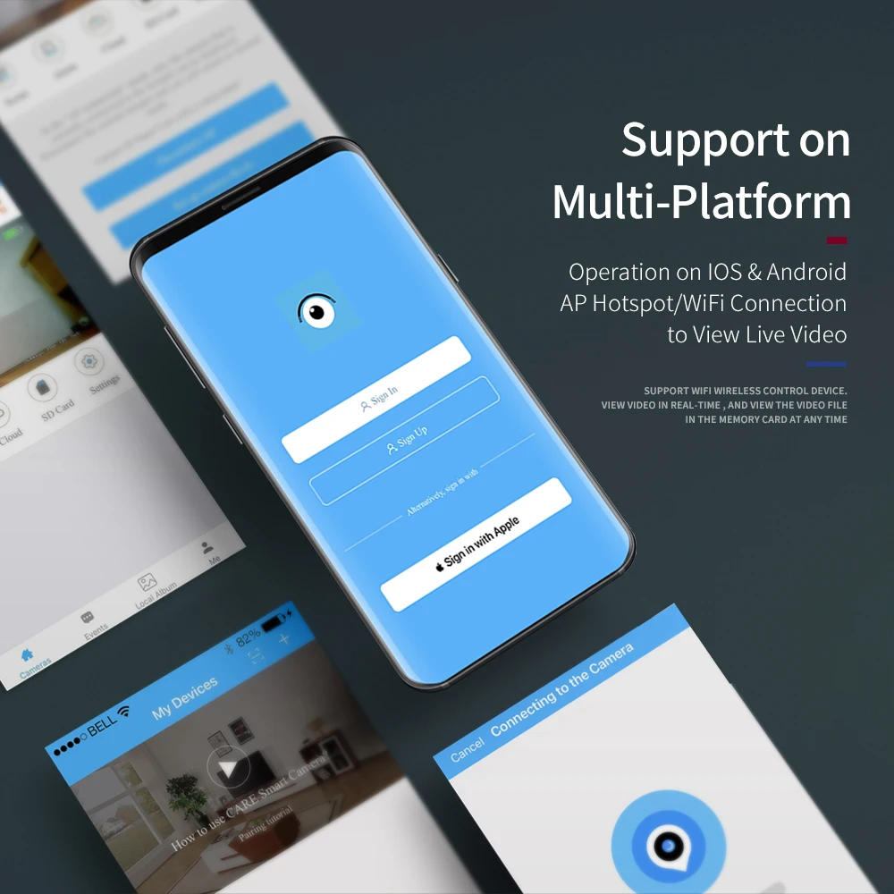 New In Stock WIFI USB Drive 1080P Digital Camera Support 128GB TF Card
