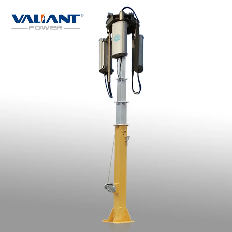 4-9M  Multi-functional telescopic mast street lighting