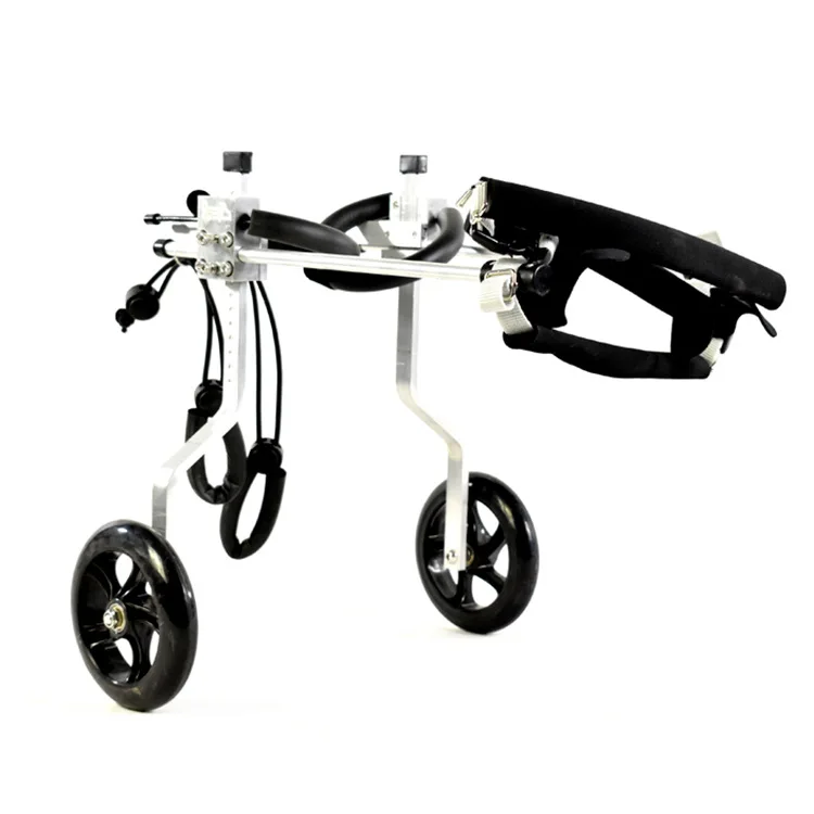 2024 Adjustable 2-4 Wheeled Dog Cart Pet Mobility Wheelchair for Handicapped Pets Training & Behavior Accessory