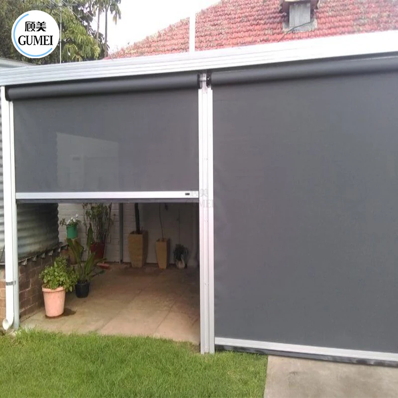 Factory Price Outdoor Waterproof Zip Track Shades Roller Blind