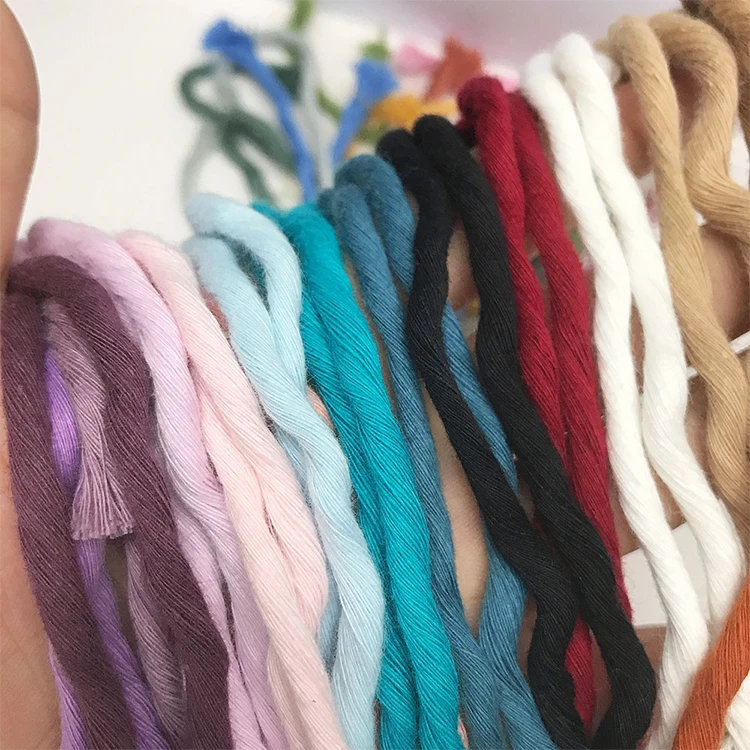  twisted braided cord 3 mm 100 meters linen cotton