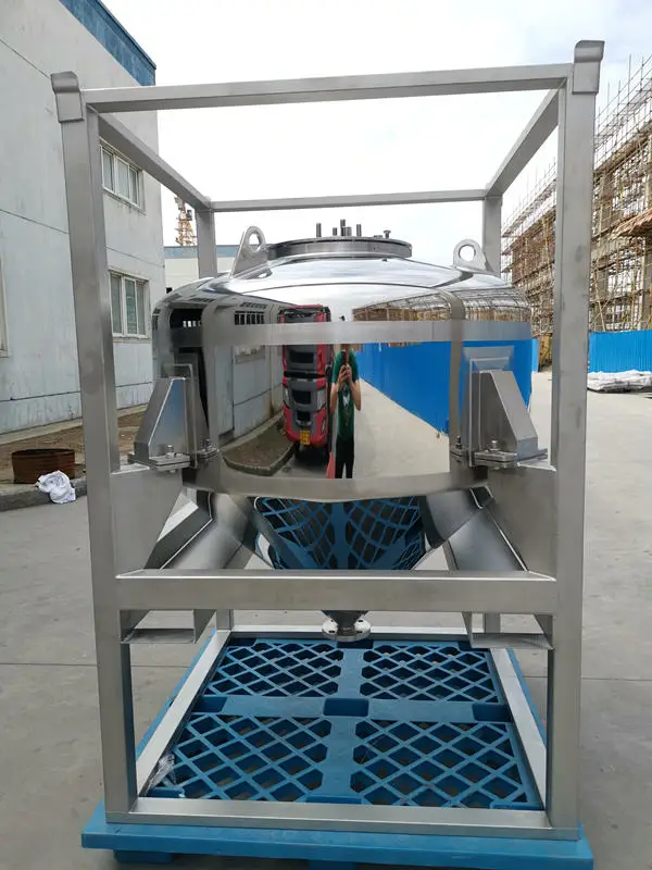 Stainless steel IBC tank for package