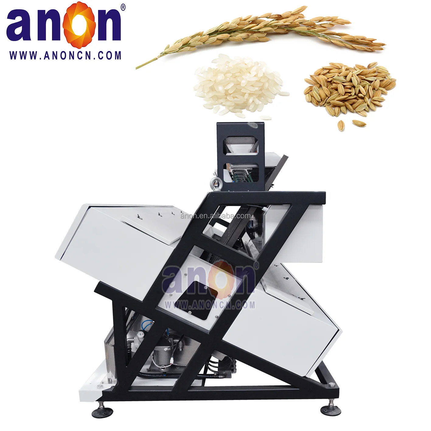 ANON CCD Rice Color Sorting Machine Color Selector for Grain Wheat Corn Color Sorter Machine
