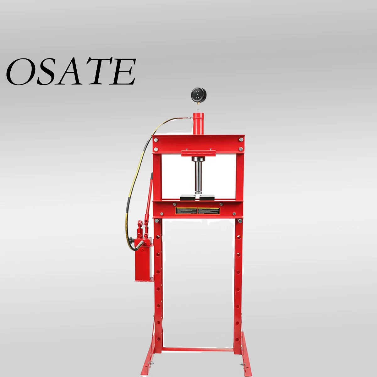 OSATE CE Standard 30T Hydraulic Shop Press Floor Mount Pressure Gauge for Workshop