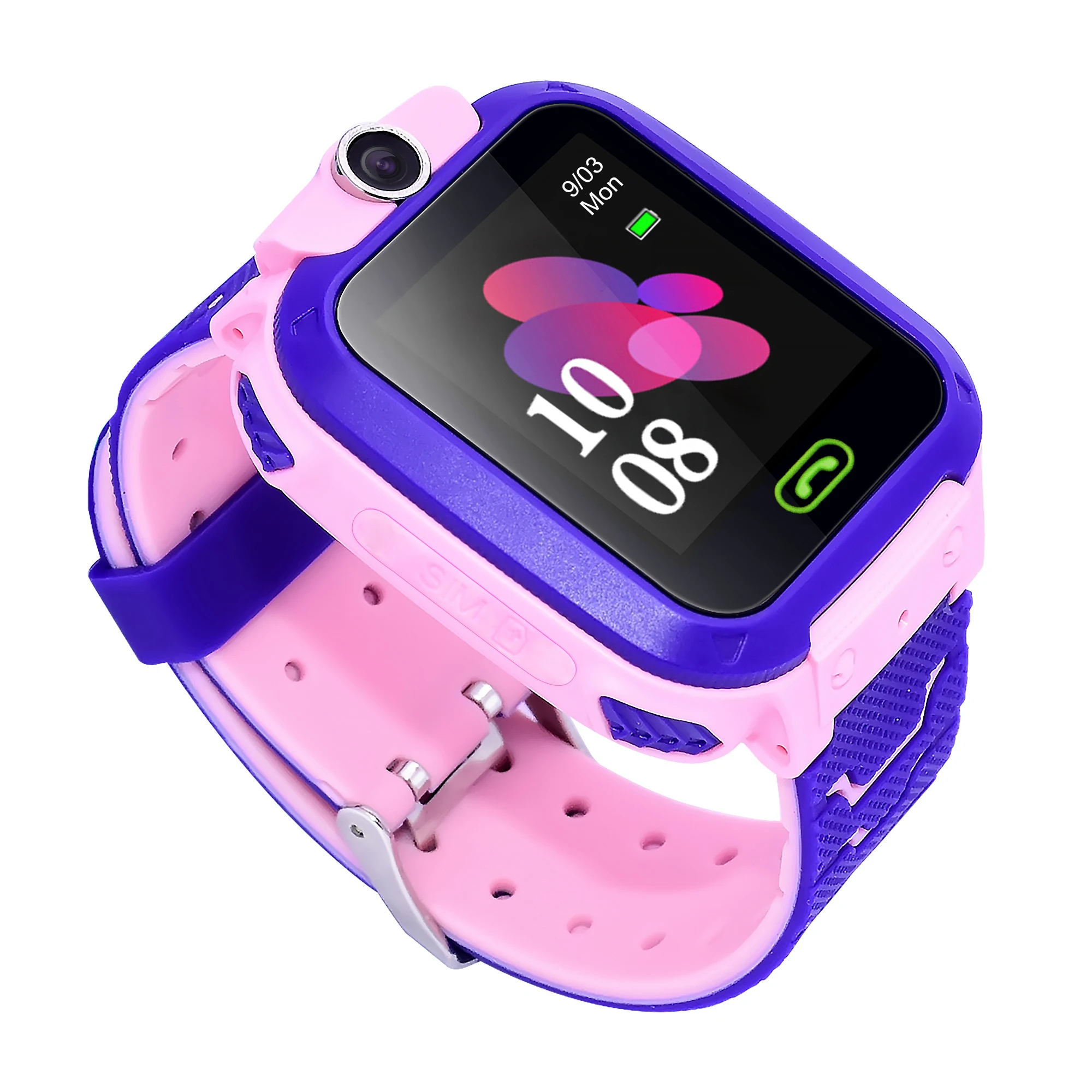 Hot Sale Christmas Gift Children Led New Model 2022 Gps Smartwatch Led Touch Bracelet Hidden Camera Kid Smart Watch Q12