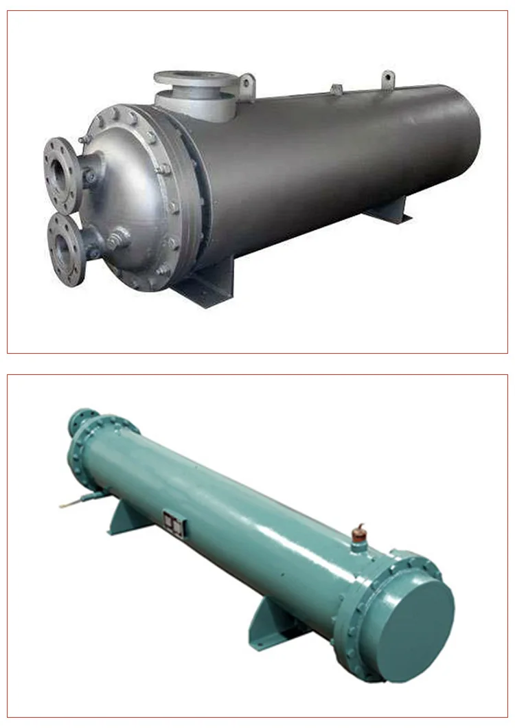 Industrial Stainless Steel Shell And Tube Condenser Water Cooled Heat Exchanger
