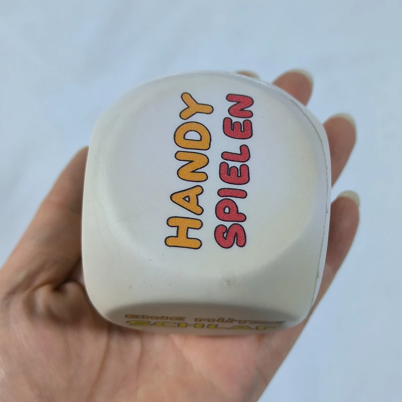Factory Price Anti Stress Ball Pu Foam Dice Custom Pu Foam Dice Anti Stress Ball