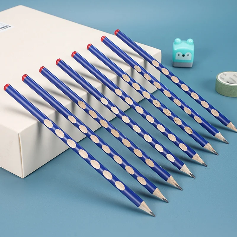 Andstal HB/2B Corrects Holding Posture Design Hole Pencils Standard Pencils Wooden Pencil For Kids Writing