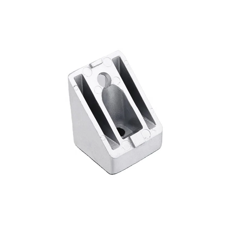 315.01A OEM factory price beautiful alu color 40*40 slot 8 metal material 45 degree aluminium angle bracket