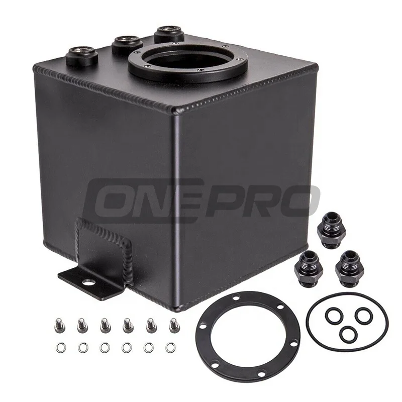 
Racing Car 2L Aluminum Alloy High Flow Swirl Fuel Surge Tank fit for 044 External Fuel Pump 