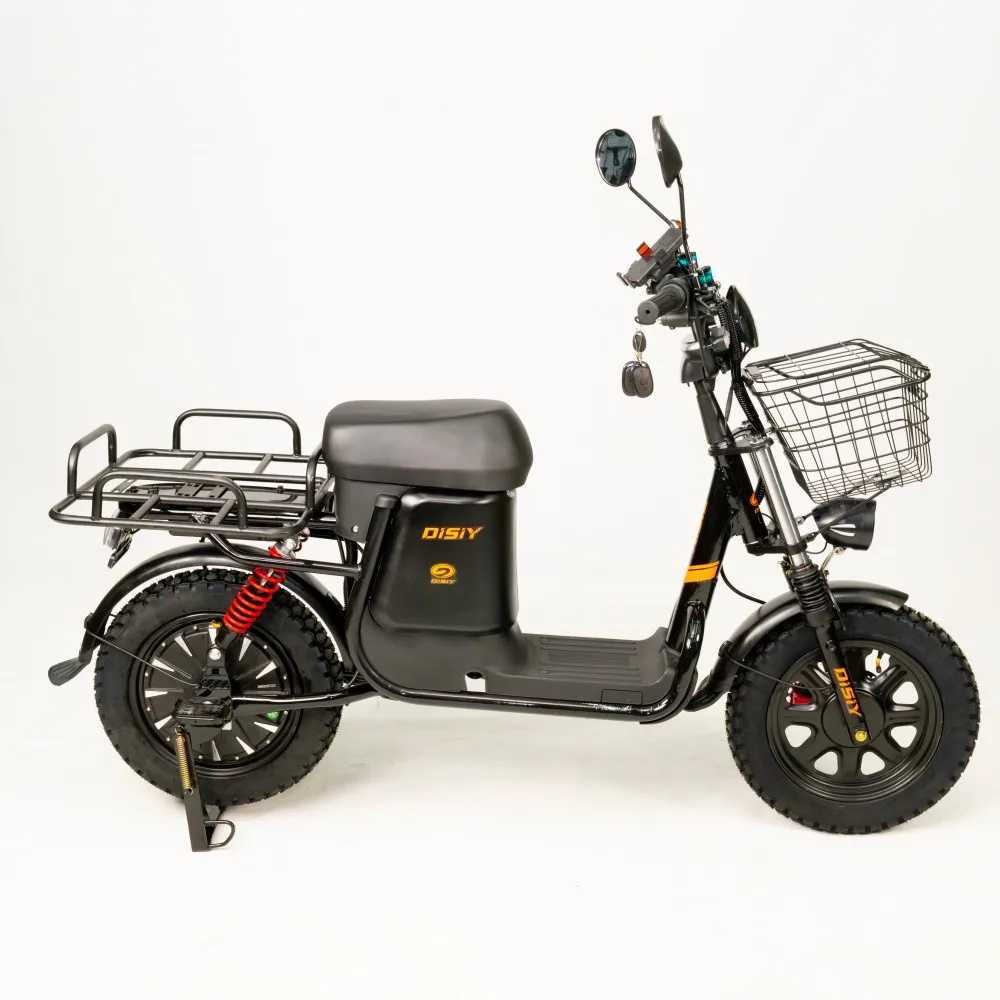 Disiyuan electric bike Damai 1200W 60V32AH lithium  battery Lifepo4 ebike with trunk for cargo delivery service electric bicycle