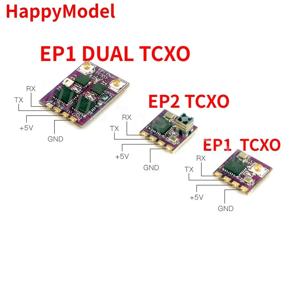 HappyModel 2 4G ELRS EP1 EP2 DUAL TCXO True Diversity приемник с радиочастотными аппаратами для FPV вольного фристайла
