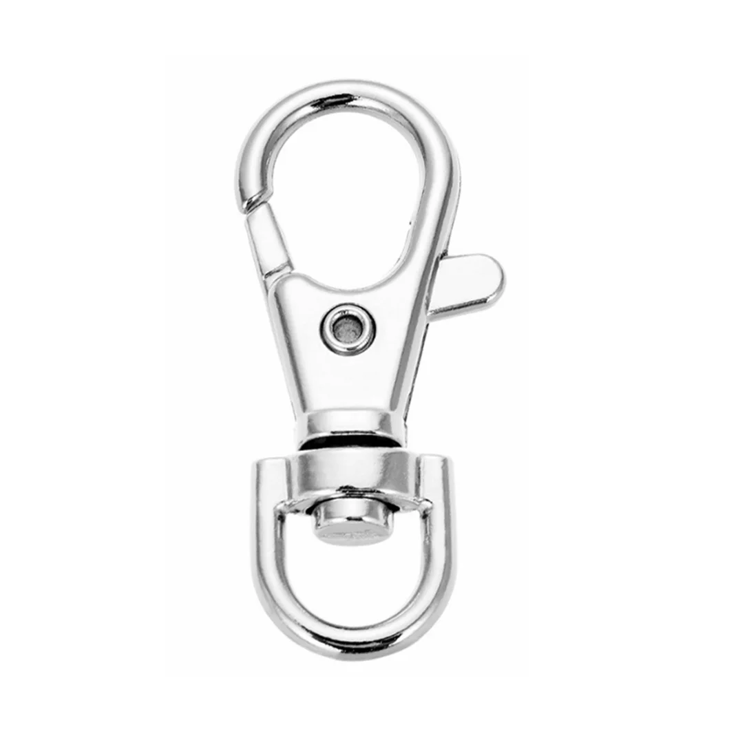 Nickle Plated Lanyard Keychain Lobster Clasp Swivel Trigger Snap Hook