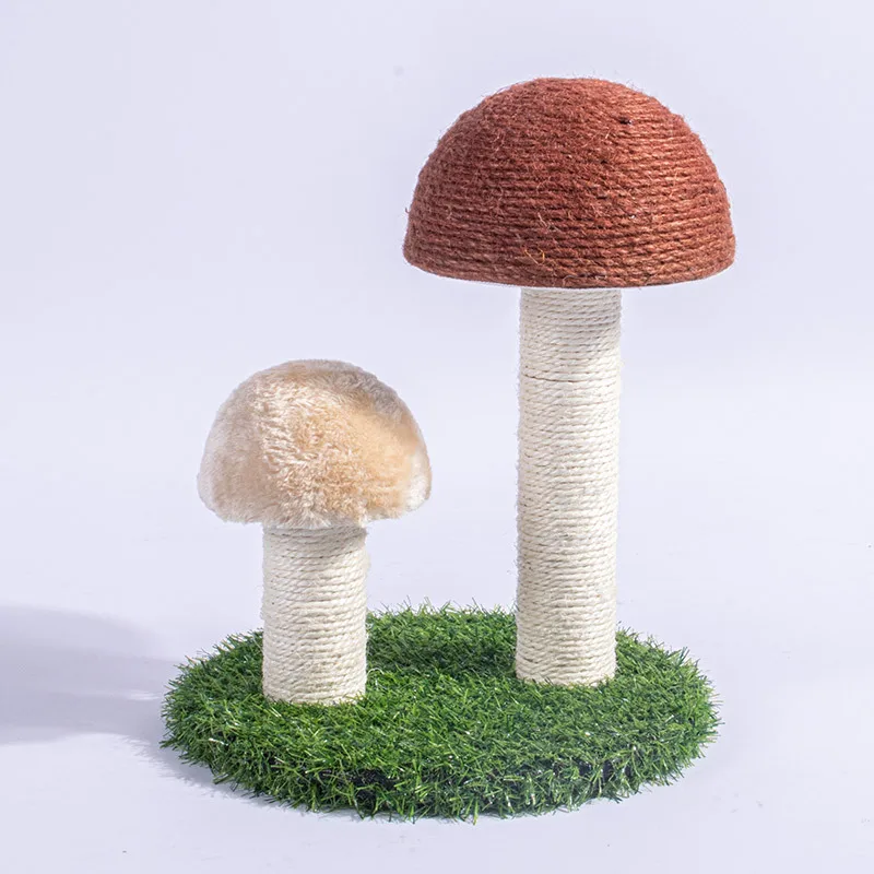 Customizable Tiragraffi Gatto Cat Tree Mushroom Pet Supplies Sisal Scratching Post Grinding Claws Kitty Kitten Cat Climbing Tree