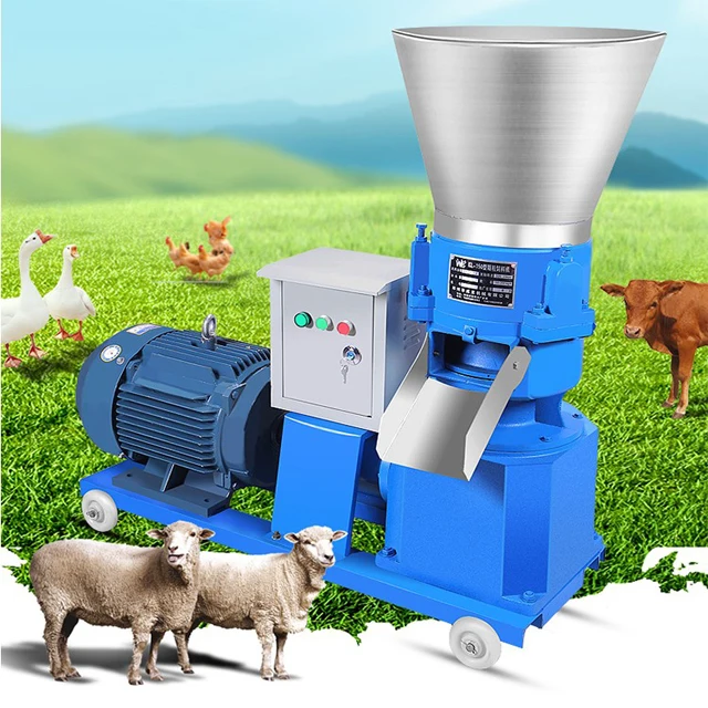 Home Use Diesel Engine Cattle Duck Feed Pellet Mill Cow Dung Manure Fertilizer Pellet Machine Price