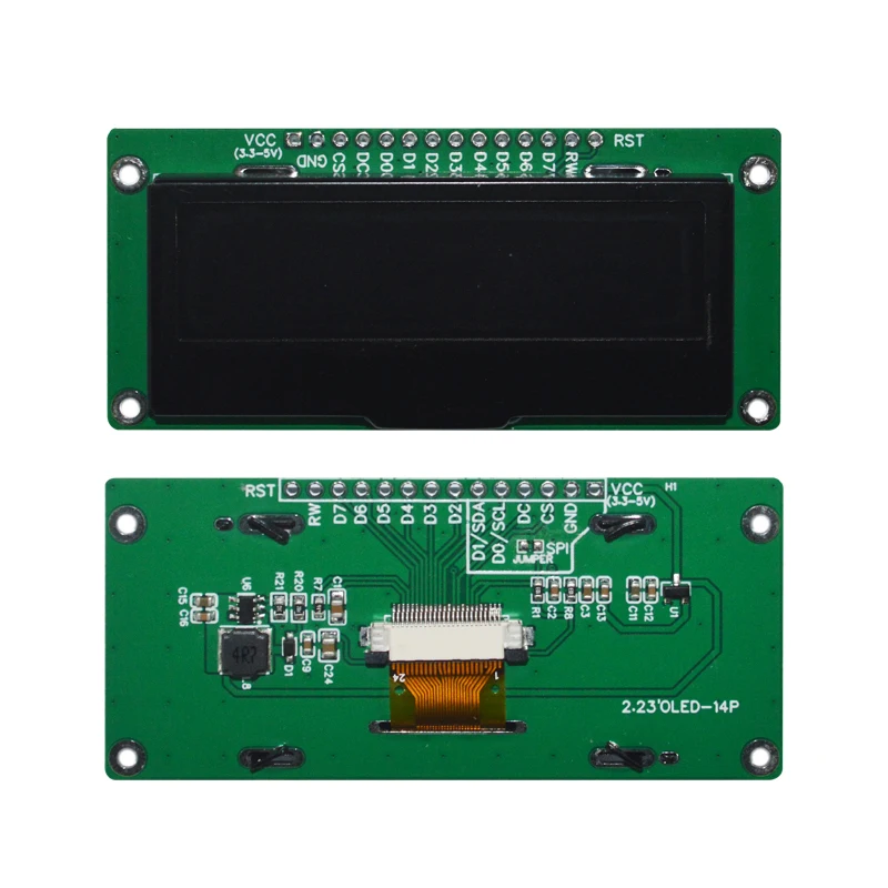 GoldenMorning GME12832-14 Microdisplay White Mono SPI 128x32 SSD1305 2.23 inch OLED Panel