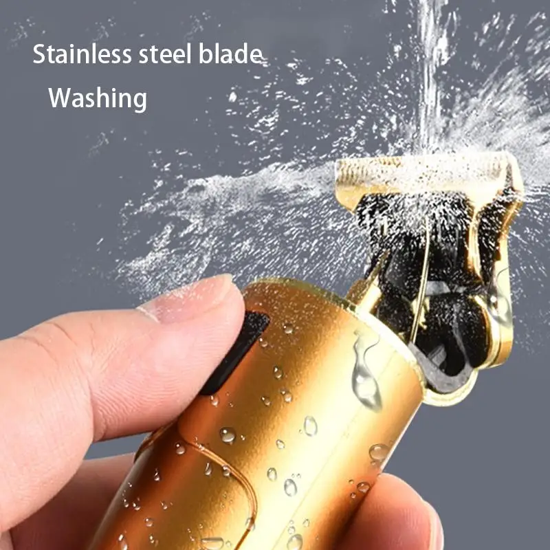 Professional Mens Hair Clippers Cordless Rechargeable Hair Trimmer Professional Hair cut Machine